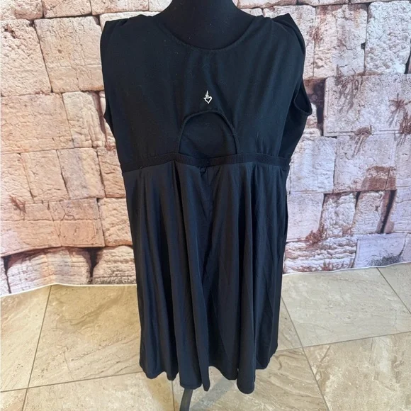 Torrid Black Sleeveless Dress with skorts under size 1 (1x) - Picture 2 of 5